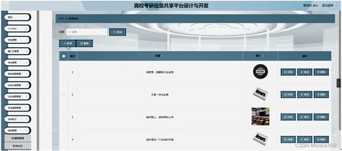 基于SSM框架的高?？佳行畔⒐蚕砥脚_設計與開發